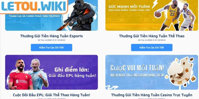 Lợi ích khi tham gia khuyến mãi LETOU