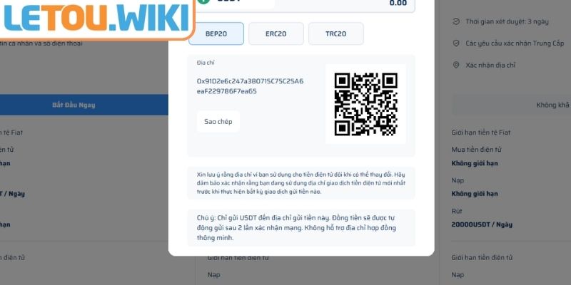 Nạp Tiền LETOU - Hướng Dẫn Chi Tiết Từ A Đến Z Cho Người Mới 3 Lưu ý khi nạp tiền LETOU