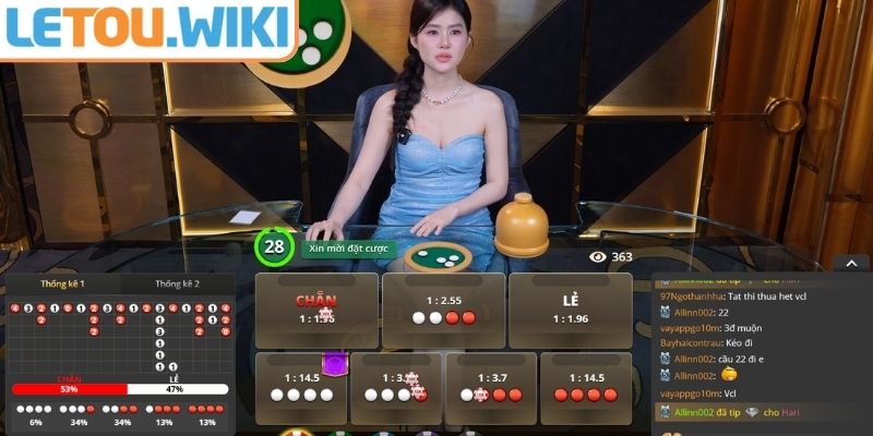 Giới thiệu chung về xóc đĩa Letou online
