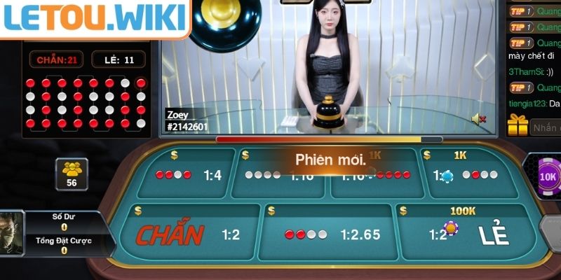 Nạp tiền vào tài khoản xóc đĩa Letou online